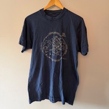 Vintage 1987 Smithsonian Constellation Star Map Shirt Navy Blue 80s Science Tee