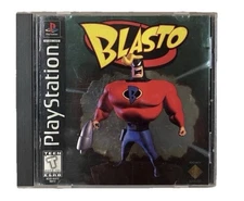 Blasto (Sony PlayStation 1, 1998) PS1 CIB Complete Clean