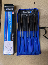 Image of BlueSpot 3pc Extra Long Nose Pliers Set Straight Bent Nose Plier 16" Inch