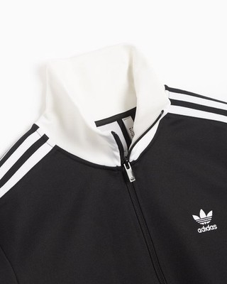 adidas Originals Classic Collared Retro Full Zip Track Jacket Logo
