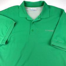 Columbia PFG Fishing Polo Men's L Omni Shade Vented Shirt Outdoor Sportswear