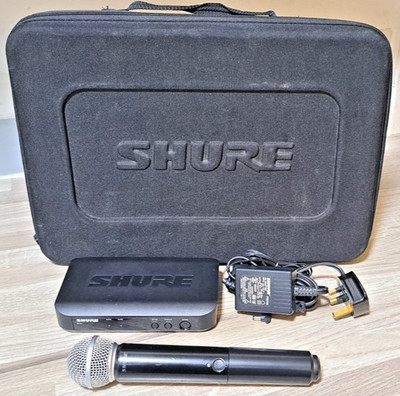 Shure BLX24UK/SM58 kabelloses Gesangsmikrofonsystem (Band K3E 606-630MHz)