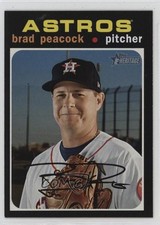 2020 Topps Heritage French Text Back Brad Peacock #256 0q3