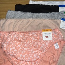 Charter Club Everyday Cotton High-Cut Brief Underwear, U Pick INT2 