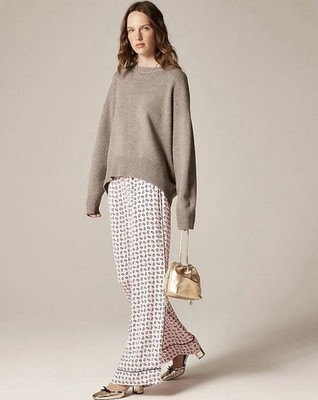 NWT J Crew Cosmo cuffed pant in Paisley Print (SOLD OUT)  Size S 30''