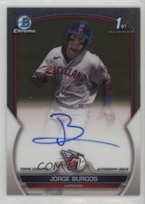 2023 Bowman Chrome Prospect Jorge Burgos #CPA-JBG Auto v9t