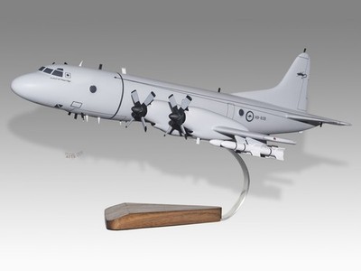 Lockheed AP-3C Orion RAAF Solid Mahogany Wood Handmade Desktop Airplane Model