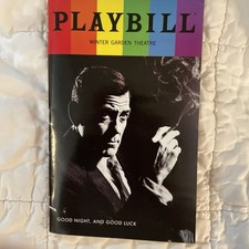 Good Night and Good Luck Playbill - excellent condition - June 2025