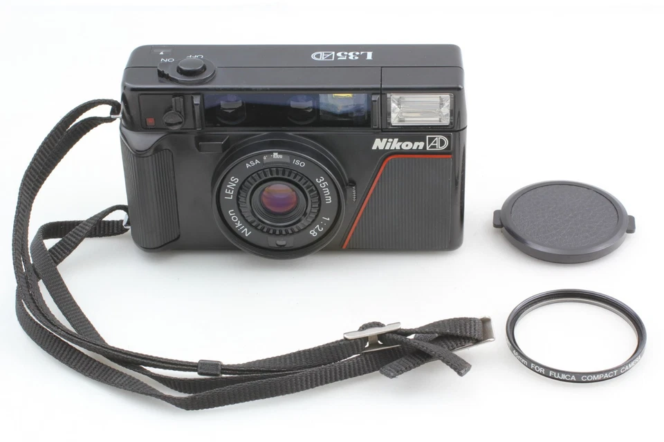 【NEAR MINT】 Nikon L35 AD ISO 1000 Pikaichi Point & Shoot Film Camera From JAPAN - Image 4 of 4