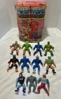 Vintage 1980's Toy Lot MOTU Masters of the Universe He-Man Figures + Case