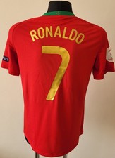 Portugal 2008 - 2010 Home football Nike shirt #7 Cristiano Ronaldo size Medium