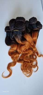 Human Hair OMBRE  Body Wave/ ECHTE HAARE OMBRE Gewelt 16''/40,64 cm. 250g