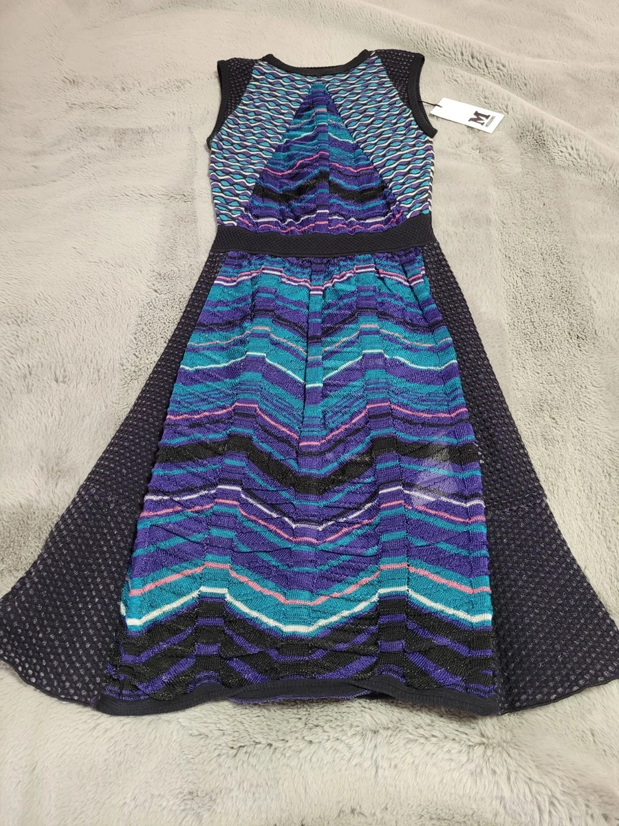 slim fit dress slacks MISSONI | Partialized Knit Midi Dress w/ Sequins main image 1