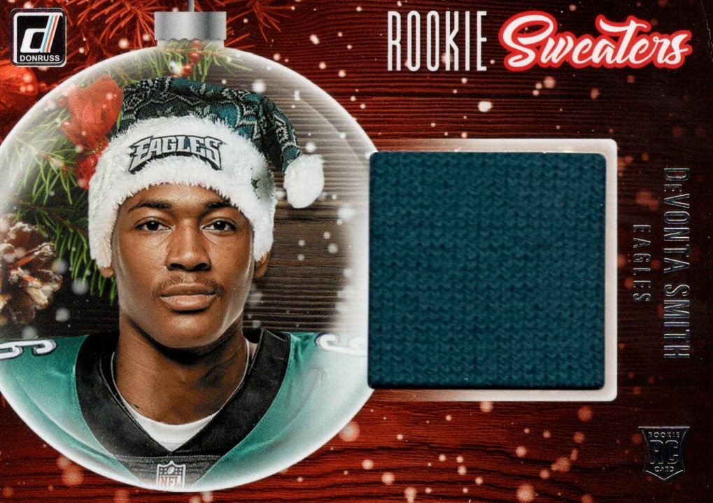2021 Donruss Rookie Holiday Sweater? #11 DeVonta Smith - FB