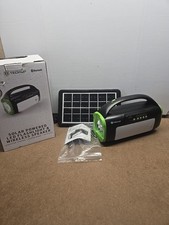 Solar Powered LED Flashlight  Wireless Speaker