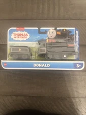 Thomas & Friends Motorized Train Donald Battery-Powered Engine with Cargo Car US