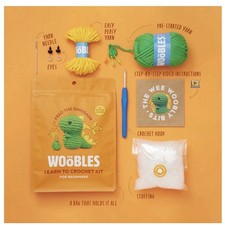 NEW/OTHER THE WOOBLES Learn To Crochet Kit For Beginners - Fred The Dinosaur