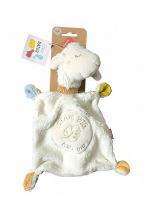 Fehn NATUR Schmusetuch Schaf Dream Big little one Ecru 28 cm