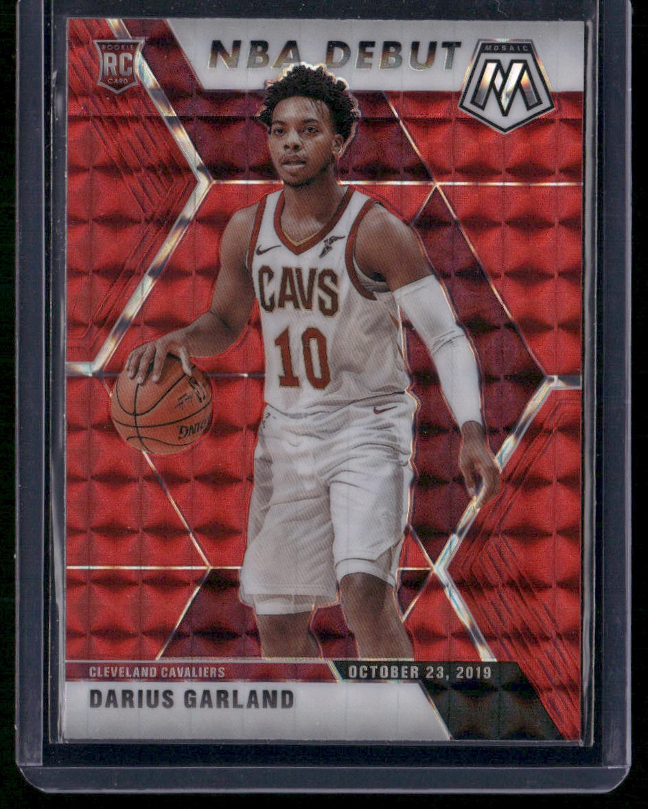 2019-20 Panini Mosaic #262 Darius Garland Red Prizm