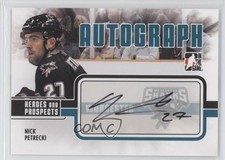 2009-10 ITG Heroes and Prospects Nicholas Petrecki Nick #A-NP Auto 0f2