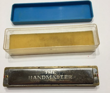 Old Vintage ORIGINAL GERMAN MOUTH HARMONICA - The BANDMASTER w/ original box