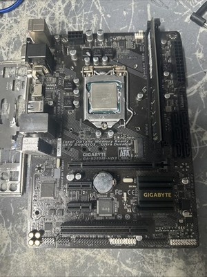 For Gigabyte GA-B250M-HD3 Motherboard DDR4 VGA+DVI+ Micro ATX 16gb Ram, I7 6700