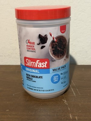 SlimFast Original Meal Replacement Powder Rich Chocolate Royale 22 Servings