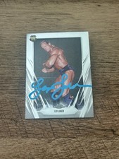 LEX LUGER 2006 WWE TOPPS  CHROME AUTOGRAPHED CARD 🤩