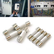 20pcs Ceramic Fuse For Multimeter Instrument 500mA 10A ceramic British plug fuse