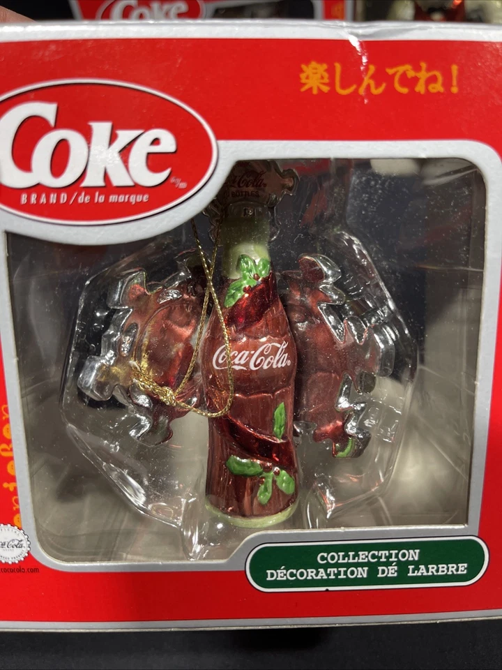 enjoy Coca-Cola And Coke Ornament Christmas Decorations Lot Of 5 - Image 4 of 4