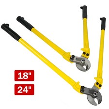 18"/24" Heavy duty Cable Cutter Wire Rope Cutting Electrical Cable Cutter UK