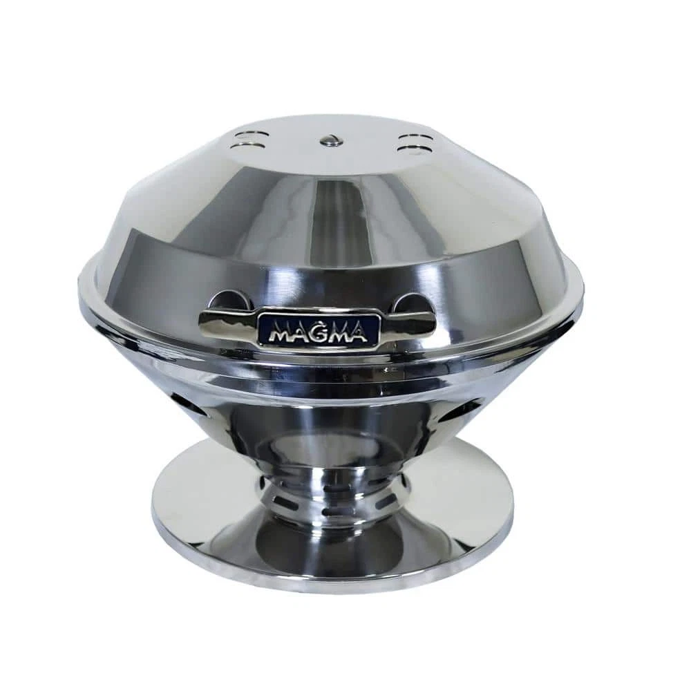 Portable Stainless Steel Charcoal Grill for Outdoor Beach BBQ - 6 Burgers
