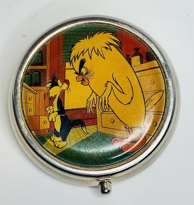 Looney Tunes Sylvester And Tweety Bird Makeup Compact.  Hyde And Go Tweet  1994