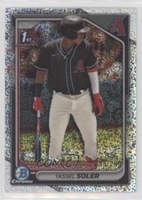 2024 Bowman Chrome Prospects Speckle Refractor /299 Yassel Soler #BCP-174 6fs