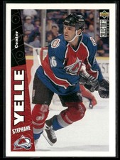 1996-97 COLLECTOR'S CHOICE STEPHANE YELLE COLORADO AVALANCHE #61