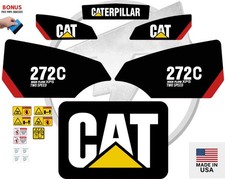 Fits Caterpillar 272C HIGH FLOW XPS - TOW SPEED Decal Kit Skid Steer 3M VINYL