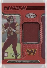 2022 Certified New Generation Jerseys Mirror Red 120/199 Sam Howell #NGJ-SH 0c6