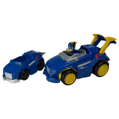 Paw Patrol Chase Mighty Pups Charged Up Transforming Vehicle with Mini Racer