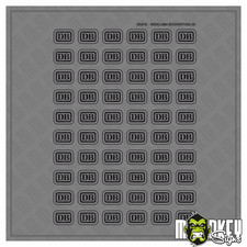 60-teiliges Aufkleber Set Spur G Gartenbahn Bundesbahn Beschriftung schwarz DB