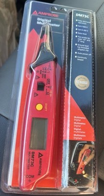 2727739 Dm73c Pen Probe Digital Multimeter With Builtin Test Probe Black