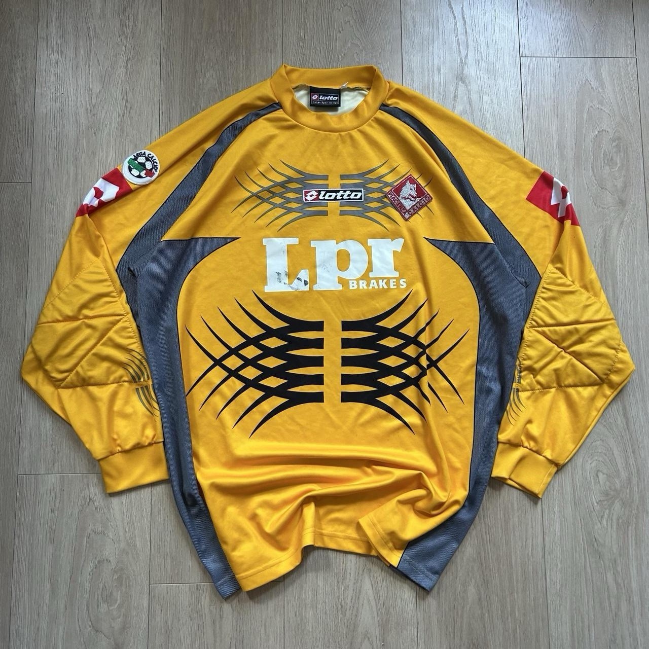 Vintage 80s Piacenza Calcio Italian Soccer/Football Club Goalkeeper Jersey