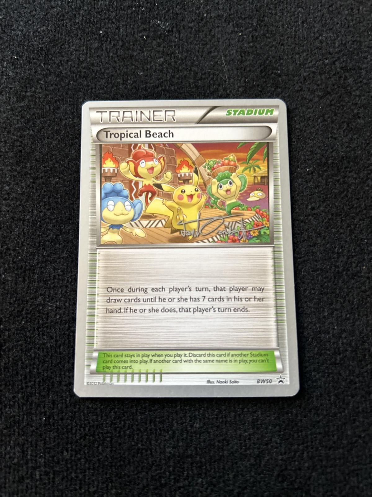 Tropical Beach Pokémon 2014 World Championships Black Star Promo BW50 NM/LP