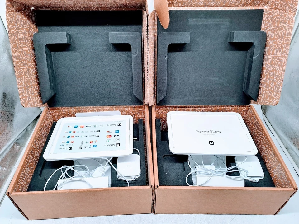 2x Square S089 Apple iPad POS Dock Stand USB Hub & Card Reader System w/Cables - Image 3 of 4