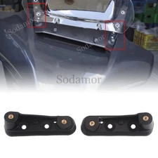 Black Windshield Riser Bracket Base For Harley CVO Street Glide FLHXSE 2023-25