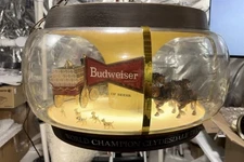 Vintage 1960s Original Budweiser Motion Carousel World Champion Clydesdale Team