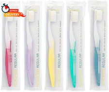 NIMBUS Extra Soft Toothbrushes (Regular Size Head), Periodontist Design Tapered 