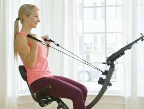 FITNATION Flex Bike Pro Desk Magnetic Upright Cycle Foldable Exercise BIKEDESKPL - Image 4 of 4