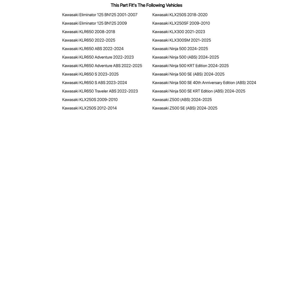 Palanca de embrague Tusk pulida para Kawasaki Ninja 500 (ABS) 2024-2025 Foto 2 de 2