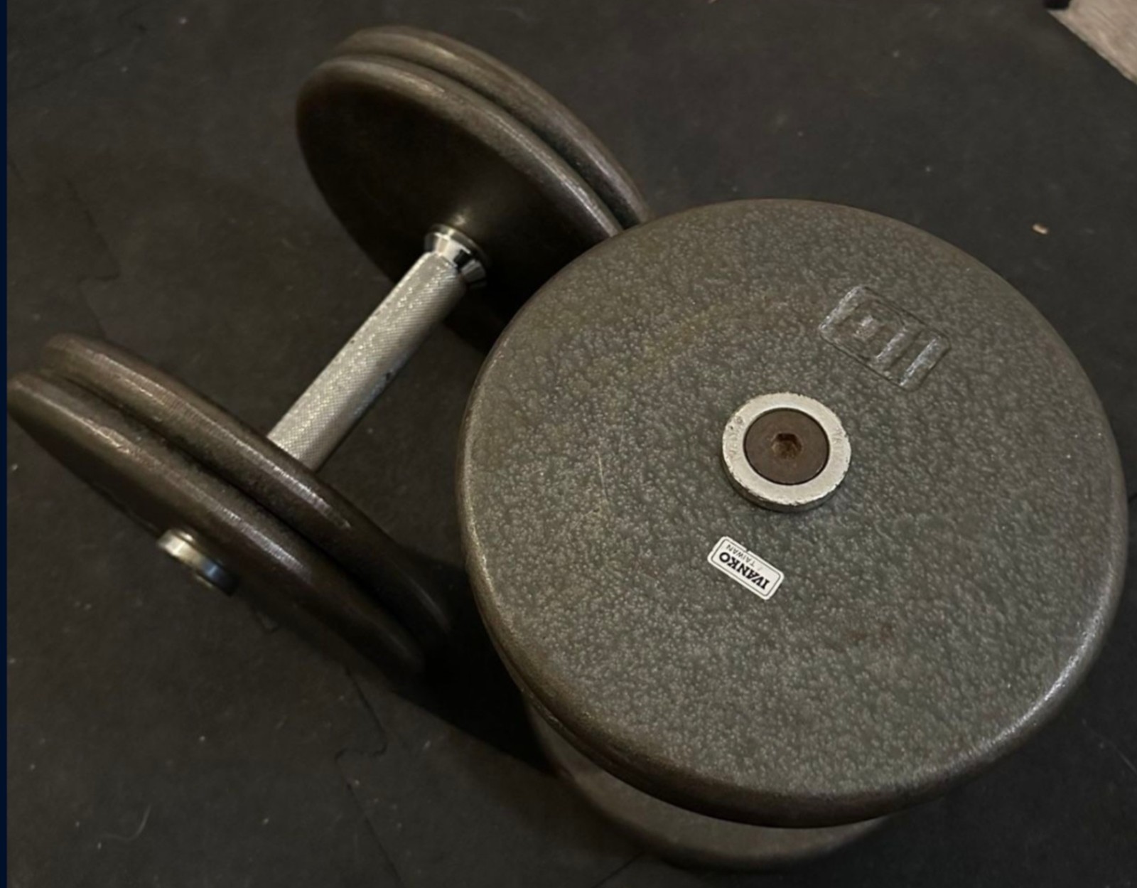 IVANKO BARBELL CO 40 LB (PAIR) PRO DUMBBELLS WORLD-CLASS S/H OPTION $75.00