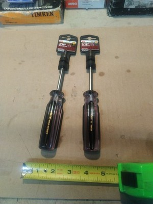 Qty. 2) *New* #20563. Ace Pro Series. 3/16''. Clutch Head Screwdriver. **Cheap**
